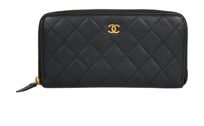 Chanel Classic Long Zipped Wallet, front view